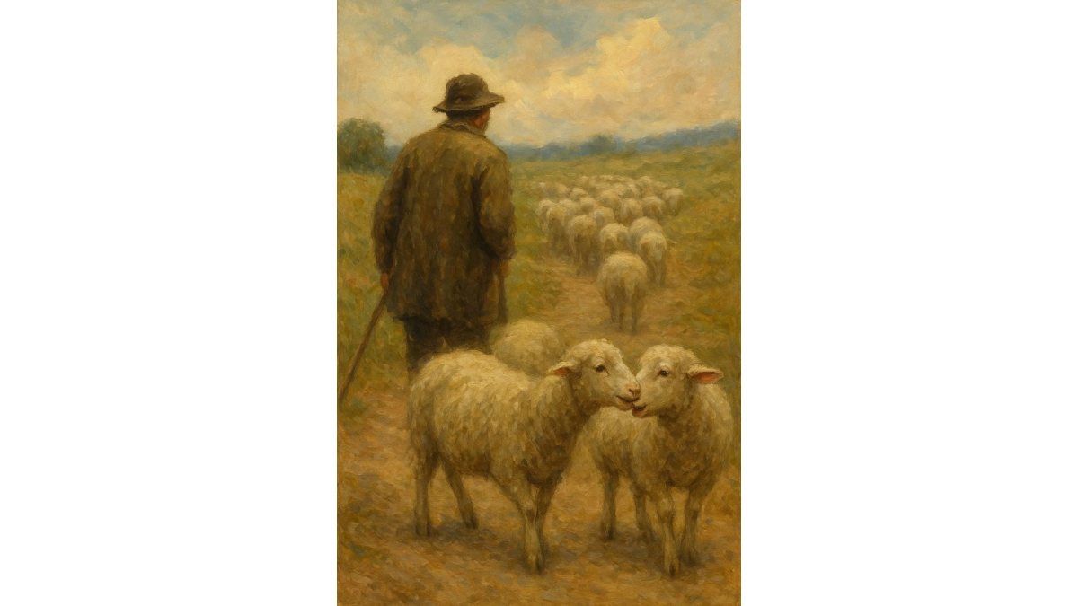 Márkus Katalin/Kata/: Tűnődés című vers illusztrációja a Múzsák Könyvtárában