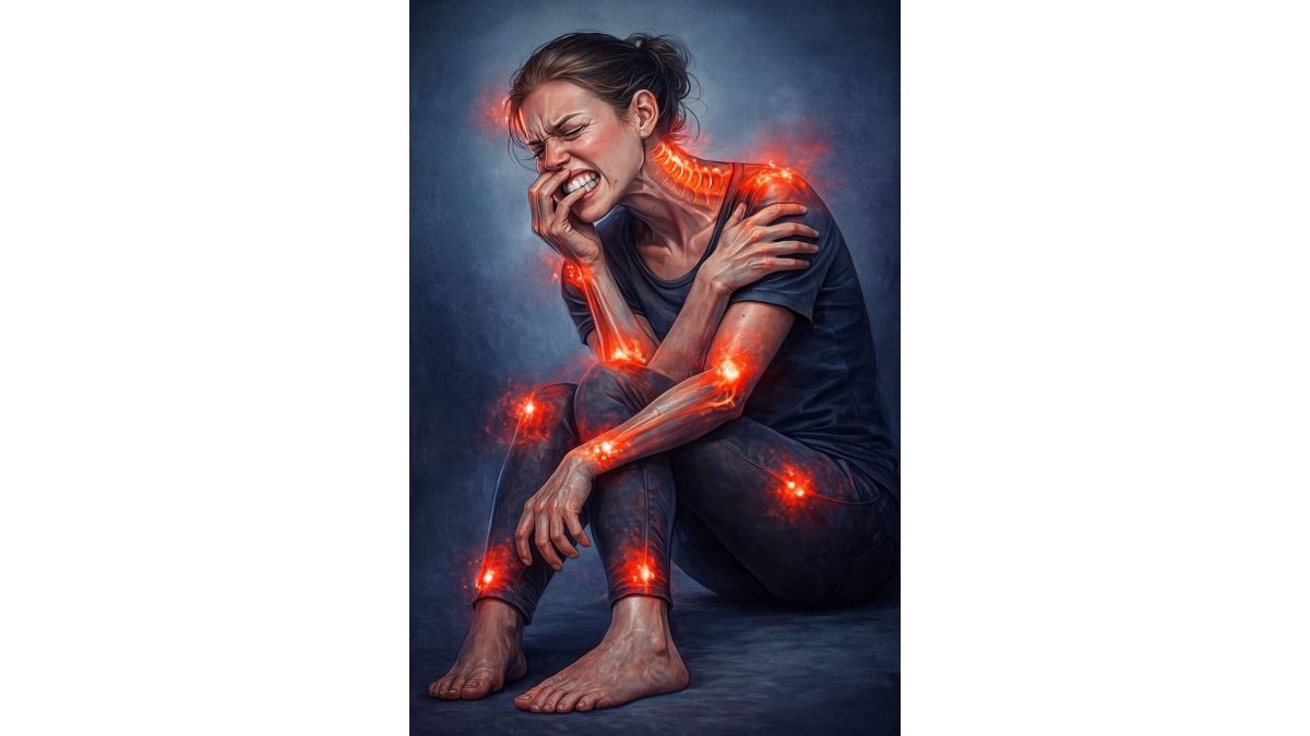 Rose Logan: Testbeszéd című vers illusztrációja a Múzsák Könyvtárában