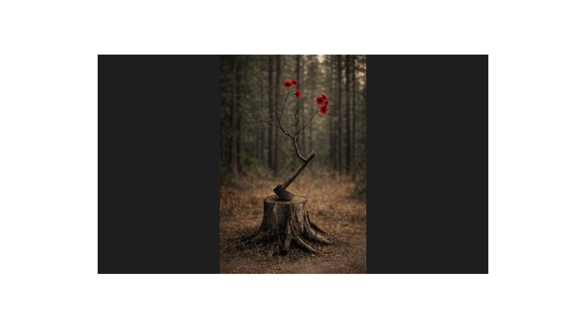 Gyólay Karolina: Utamon című vers illusztrációja a Múzsák Könyvtárában