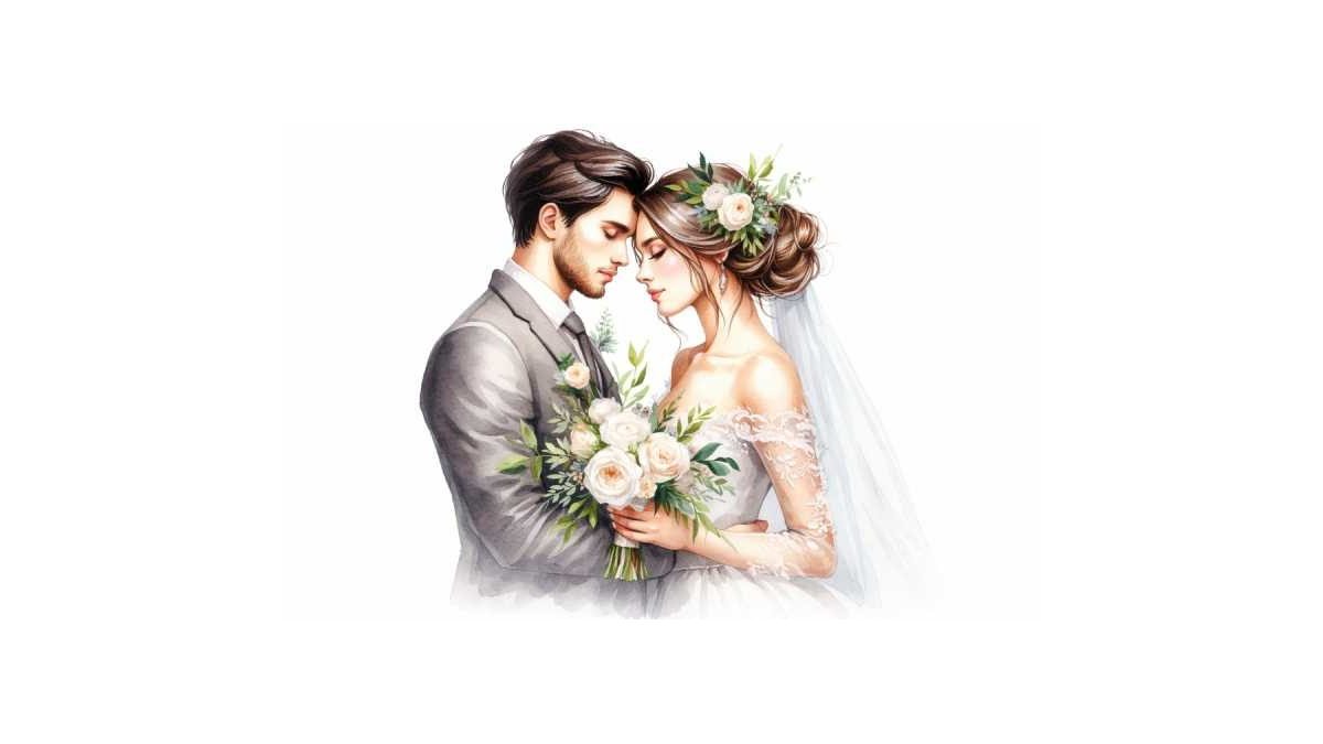 Brettnerné Ónadi Krisztina: Csak ő, meg én című vers illusztrációja a Múzsák Könyvtárában