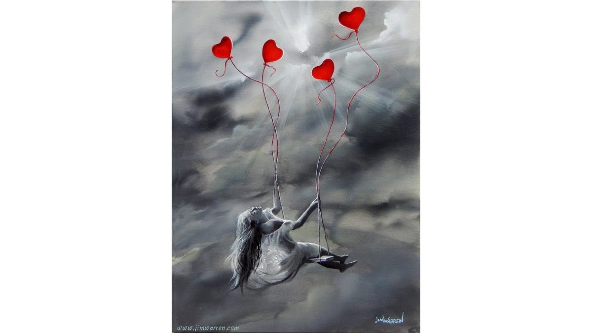 K. Barbara: Néha kell című vers illusztrációja a Múzsák Könyvtárában