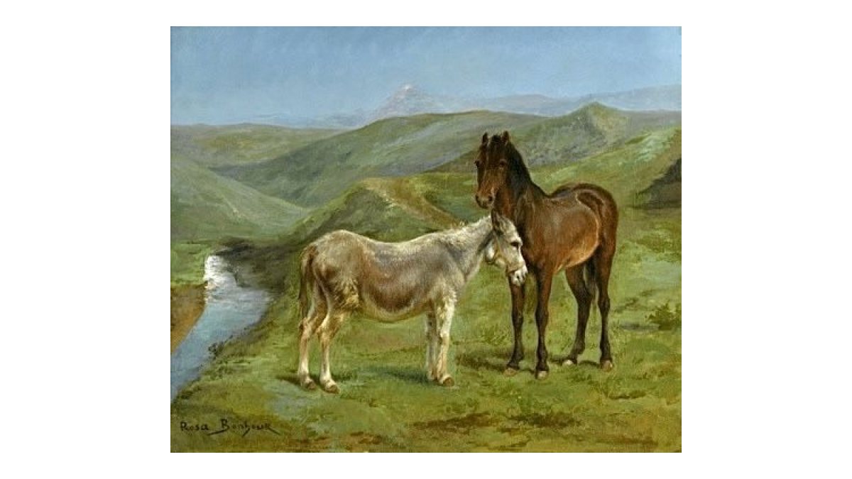 Márkus Katalin/Kata/: Mese a hiszékeny szamárról című mese illusztrációja a Múzsák Könyvtárában