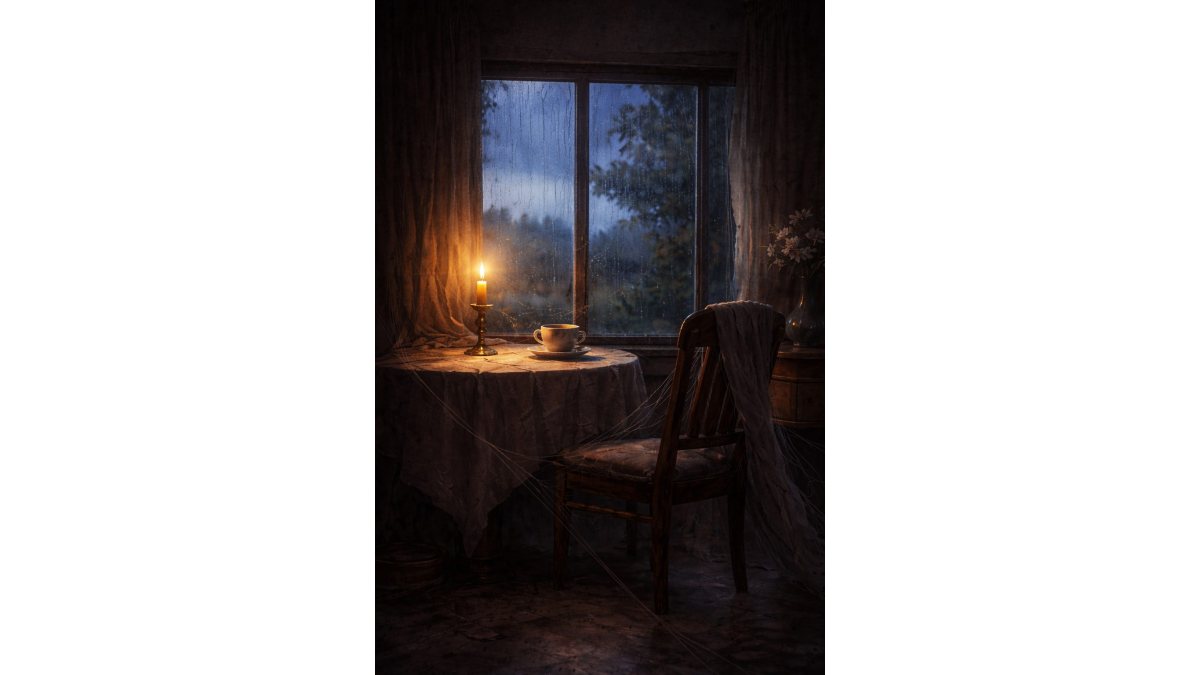 Tőkés Liliána: Sóhajom utánad... című vers illusztrációja a Múzsák Könyvtárában