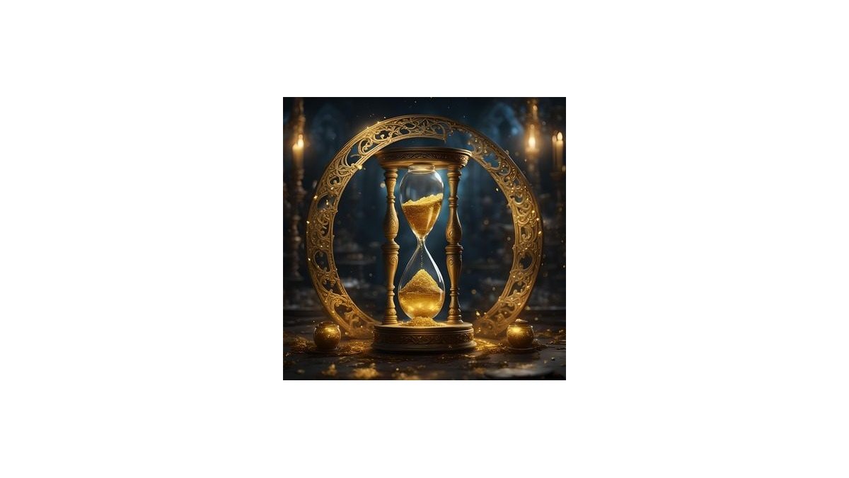 Baginé T. Szilvia: Üzenet a jövőből(magamnak) című vers illusztrációja a Múzsák Könyvtárában