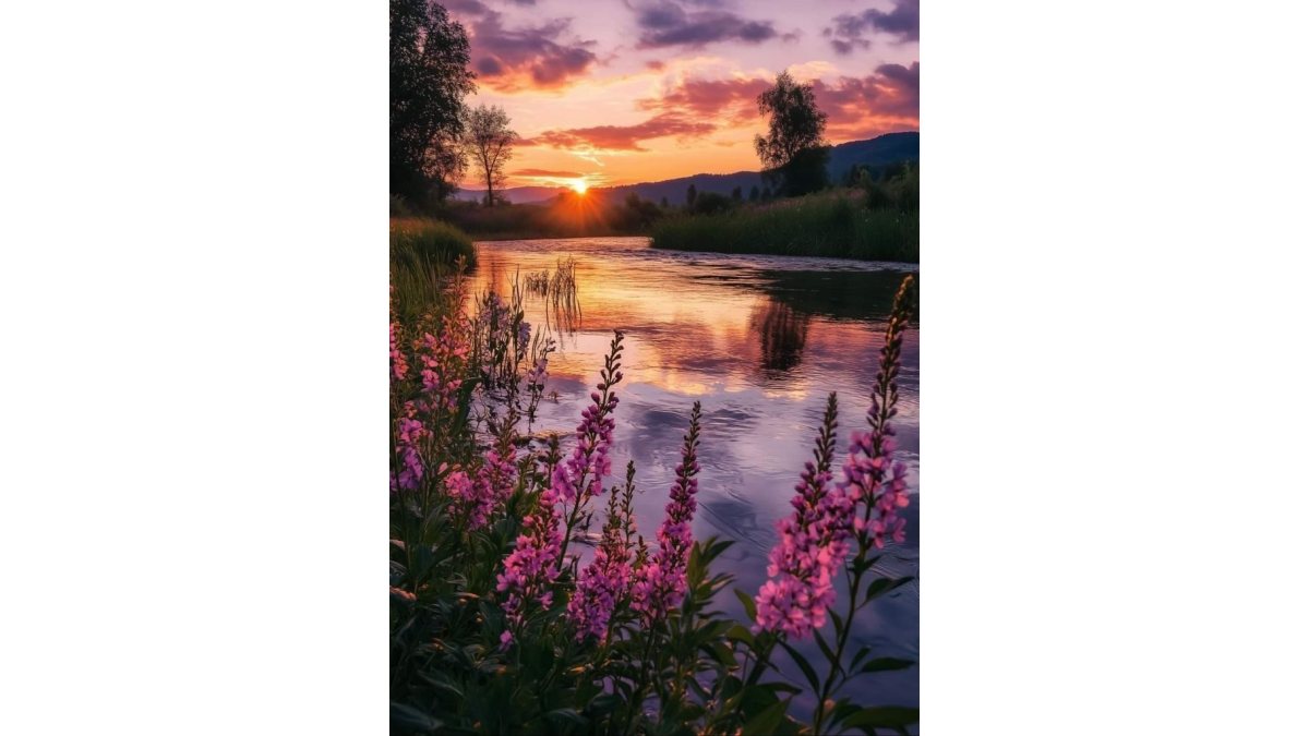 Papp-Erdei Barbara(Barbara Liney Woods): Tavaszi reggelen című vers illusztrációja a Múzsák Könyvtárában