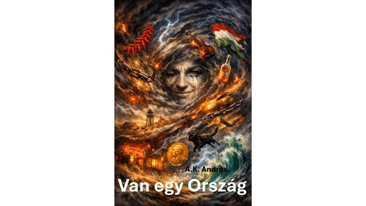 A.K. András.: Van egy Ország című novella illusztrációja a Múzsák Könyvtárában