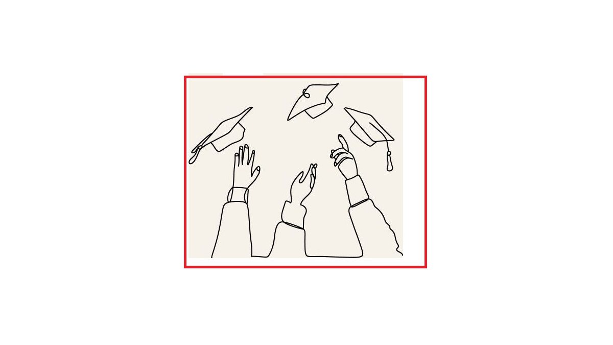 Szabó László István: Kollégiumi ballagásra című vers illusztrációja a Múzsák Könyvtárában