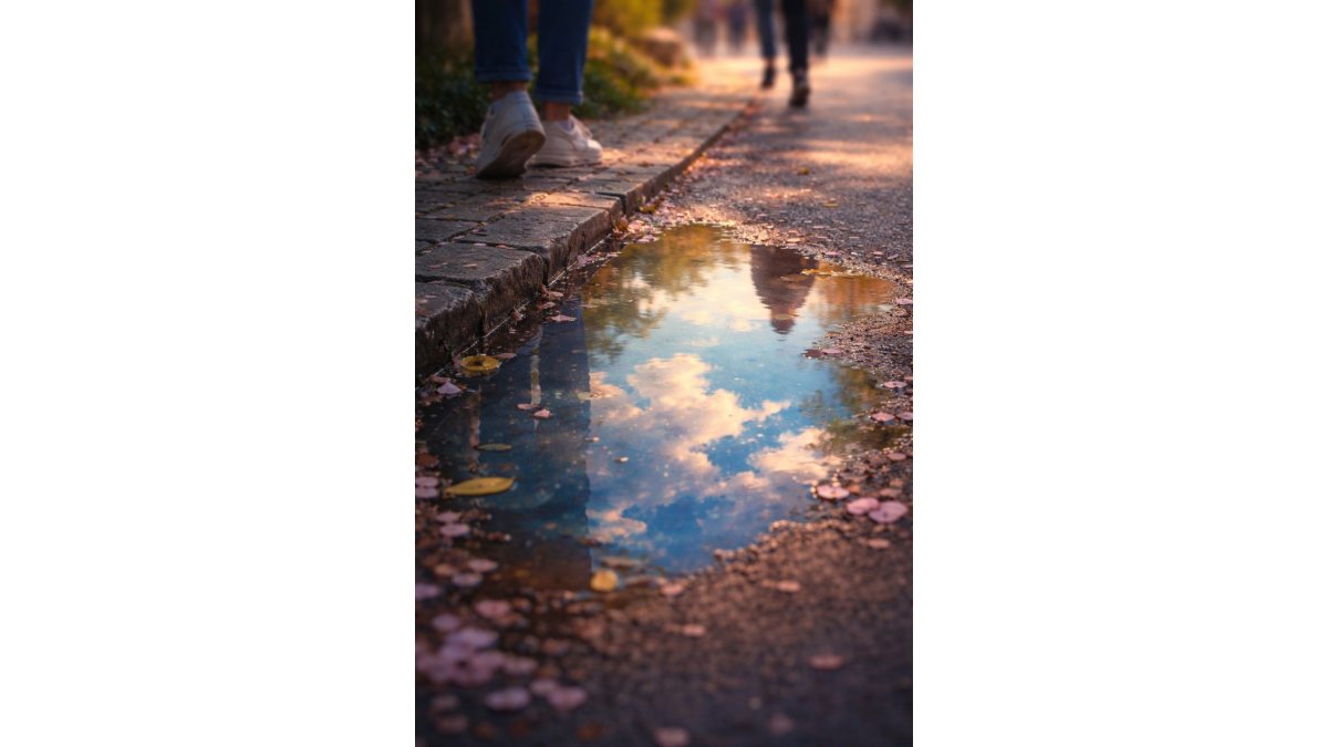 Ynela Zíléna: Égdarab című vers illusztrációja a Múzsák Könyvtárában