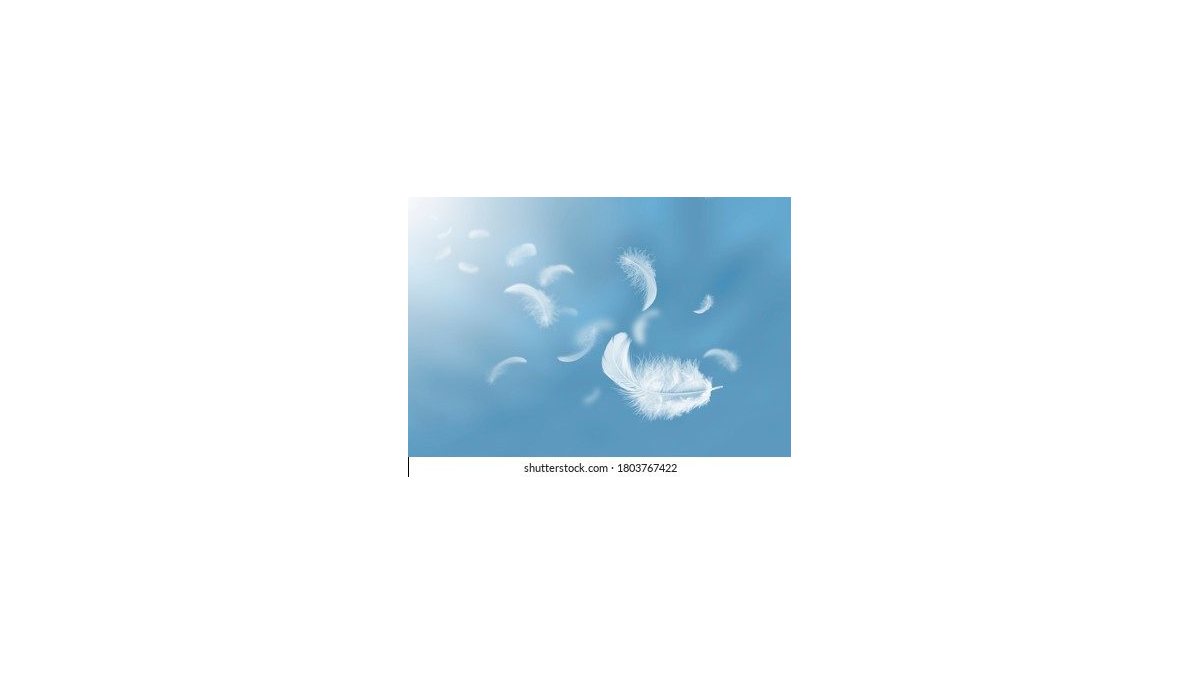 Napsugár: Lebegés című vers illusztrációja a Múzsák Könyvtárában