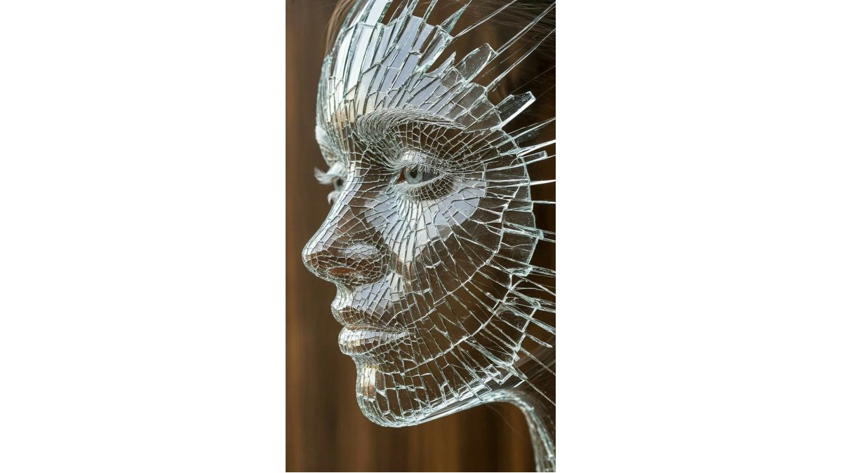 Rose Logan: Zajos magány című vers illusztrációja a Múzsák Könyvtárában