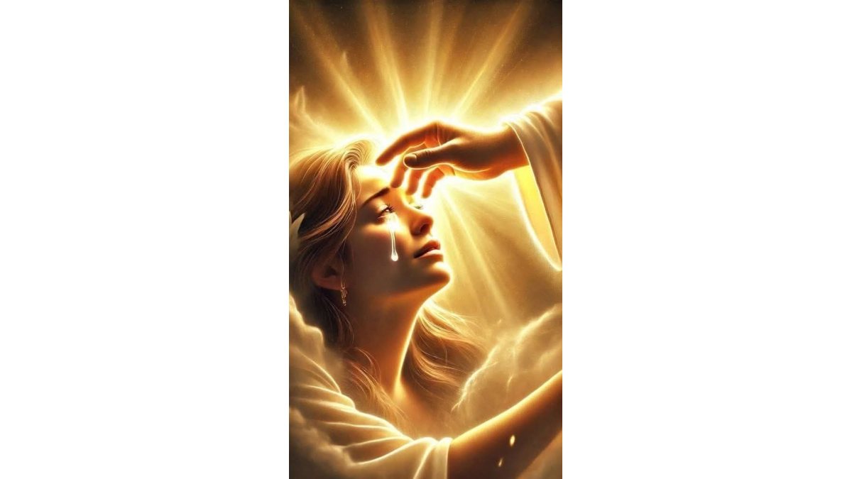 Soósné Balassa Eszter: Fohász című vers illusztrációja a Múzsák Könyvtárában