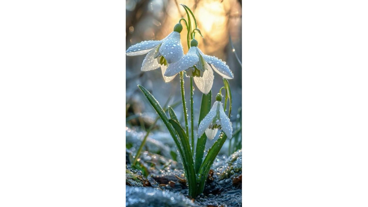 Papp-Erdei Barbara(Barbara Liney Woods): Tavaszi kikelet című vers illusztrációja a Múzsák Könyvtárában