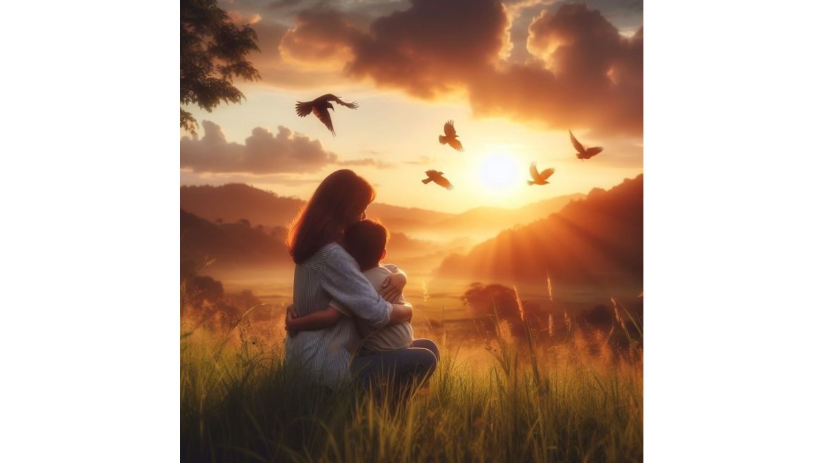 Márkus Katalin/Kata/: Mielőtt érkeztél... című vers illusztrációja a Múzsák Könyvtárában