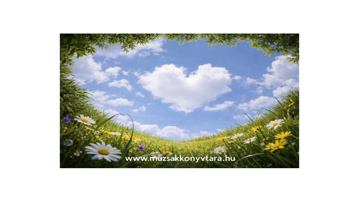 Gyólay Karolina: Fűben fekve című vers illusztrációja a Múzsák Könyvtárában