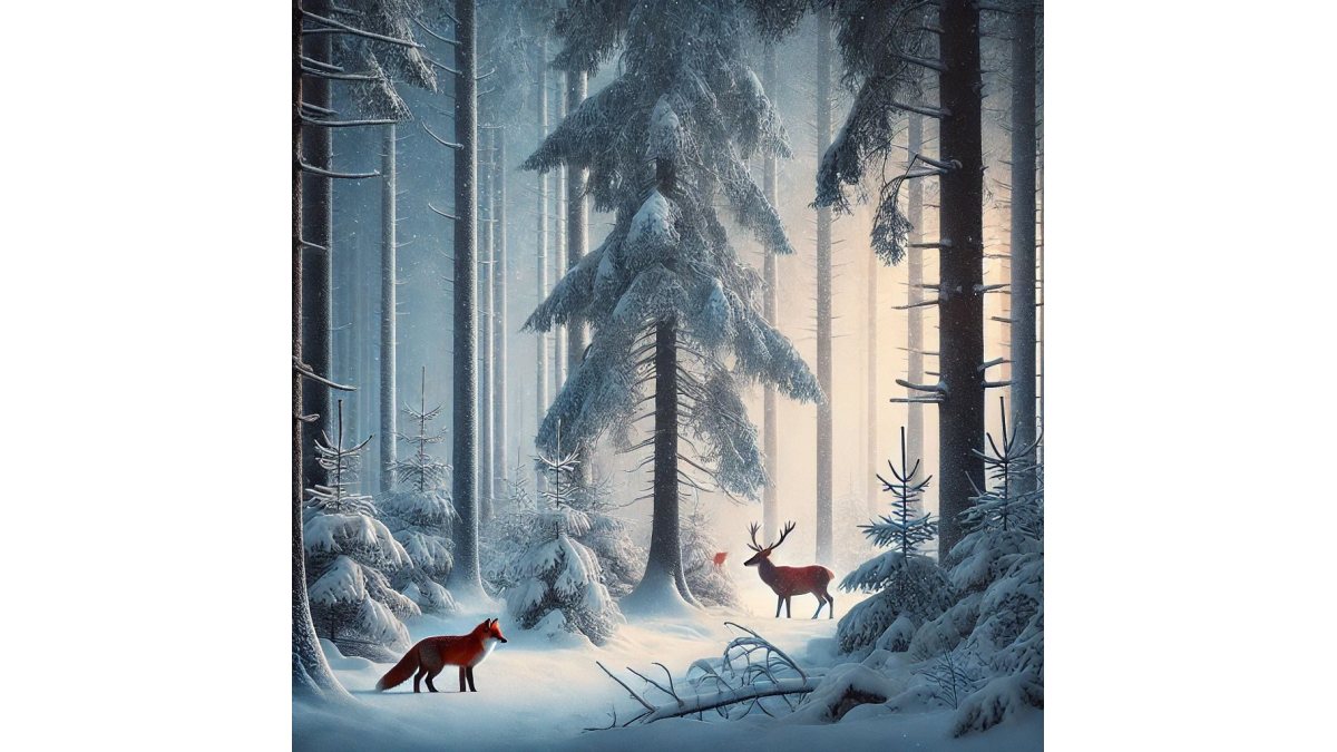 Aurora Amelia Joplin: Álmodó erdő című novella illusztrációja a Múzsák Könyvtárában