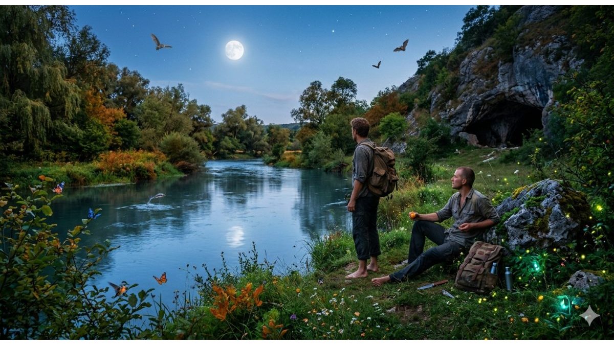 Lohan Weel: Nyári Portré című novella illusztrációja a Múzsák Könyvtárában