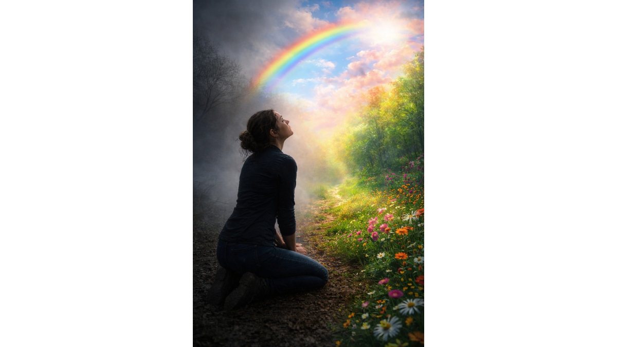 Kollár Kornélia: Leld örömöd című vers illusztrációja a Múzsák Könyvtárában