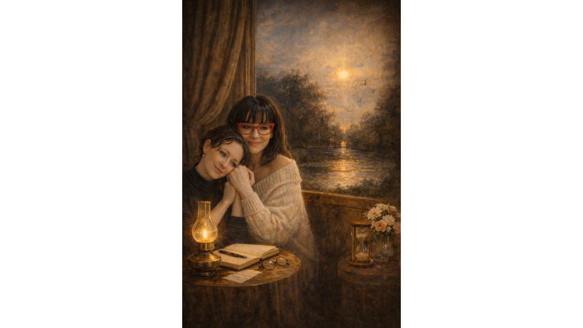 Kollár Kornélia: Múzsám című vers illusztrációja a Múzsák Könyvtárában