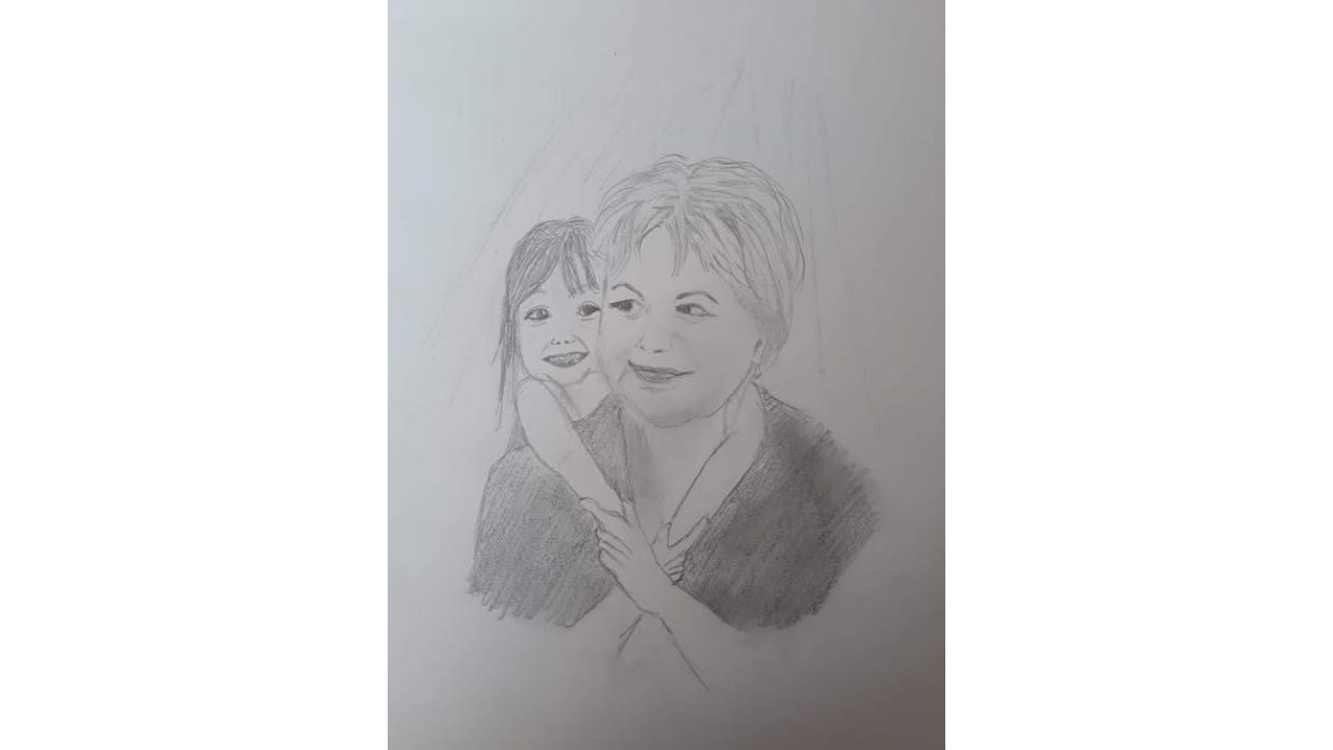 Magdus Melinda: Napfényszonáta című vers illusztrációja a Múzsák Könyvtárában