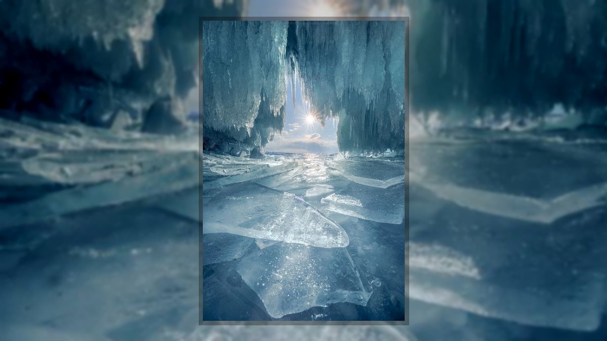 Aurora Amelia Joplin: Jégből lett szeretet című vers illusztrációja a Múzsák Könyvtárában