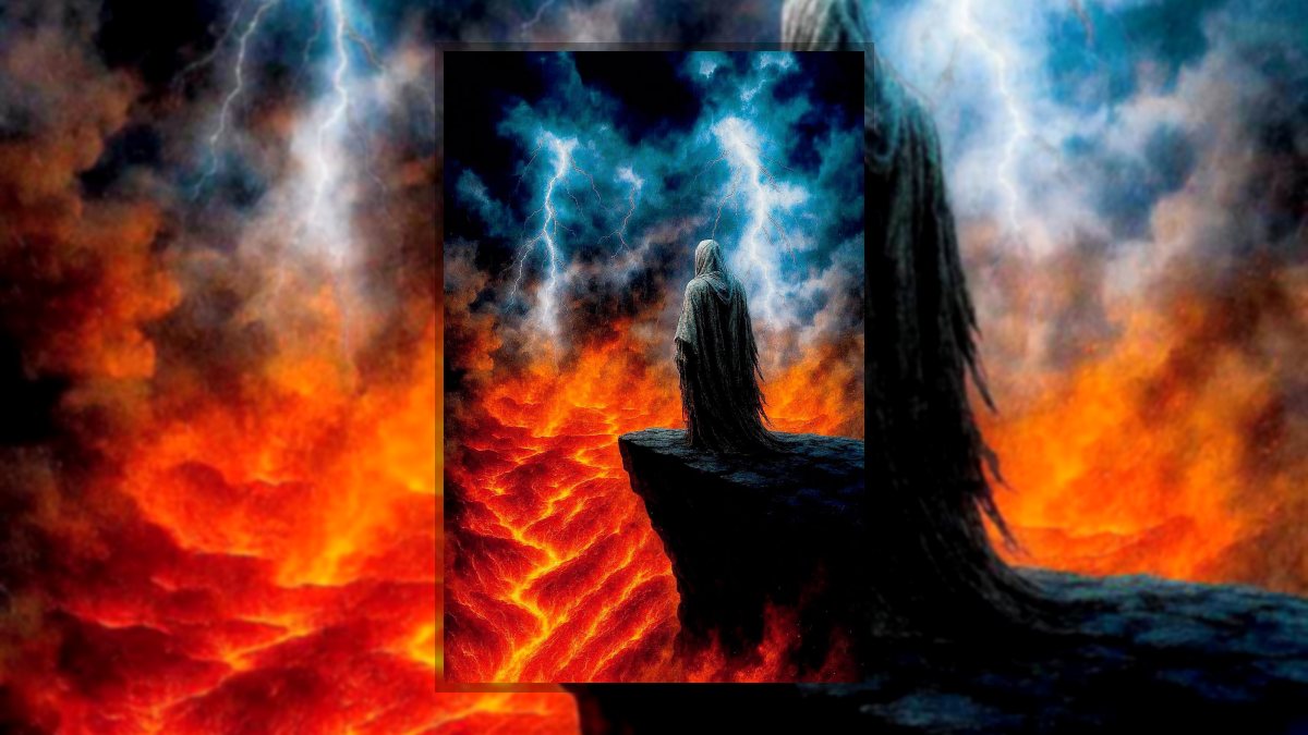 A.K. András.: Fáradság című novella illusztrációja a Múzsák Könyvtárában.