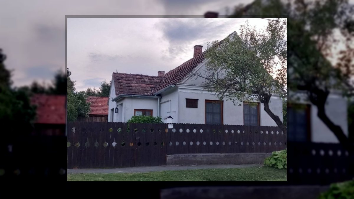 Soósné Balassa Eszter: FÁMA háza Letenye című vers illusztrációja a Múzsák Könyvtárában