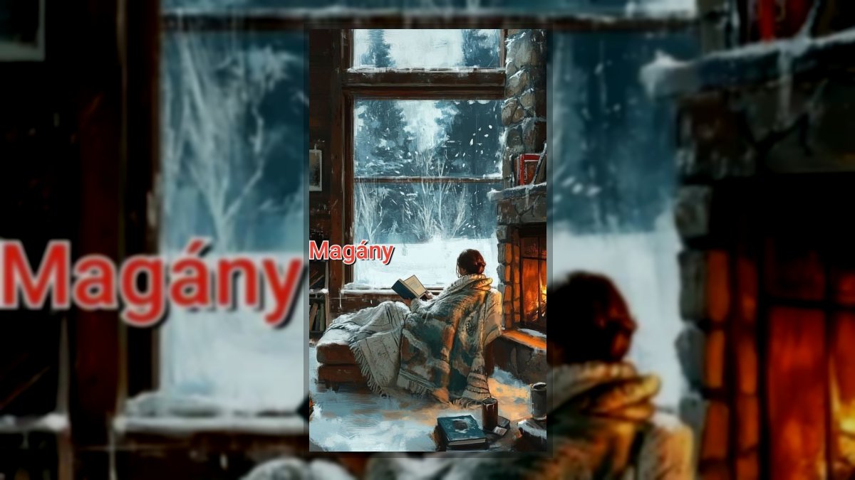 Brettnerné Ónadi Krisztina: Magányos... című vers illusztrációja a Múzsák Könyvtárában