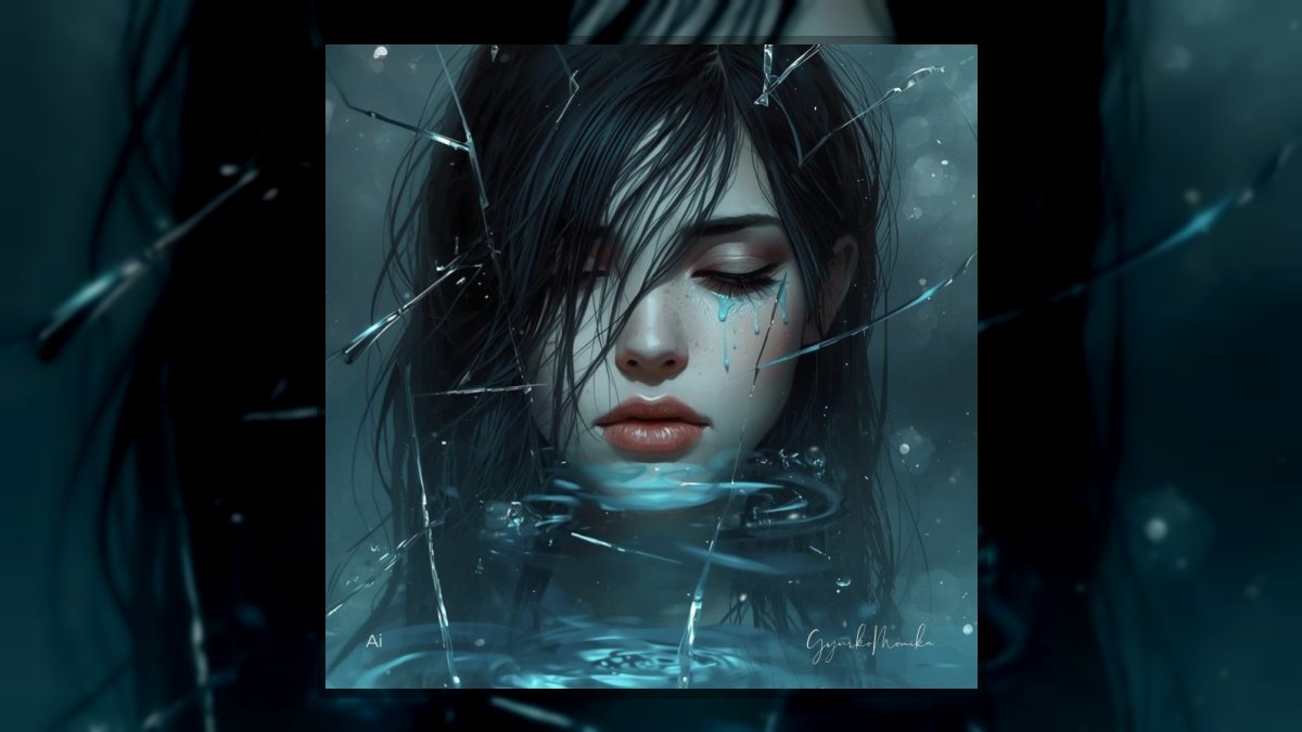 Gyurkó Mónika: Haiku című vers illusztrációja a Múzsák Könyvtárában