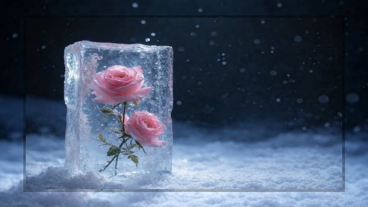 Ynela Zíléna: Dermedt szirom című vers illusztrációja a Múzsák Könyvtárában