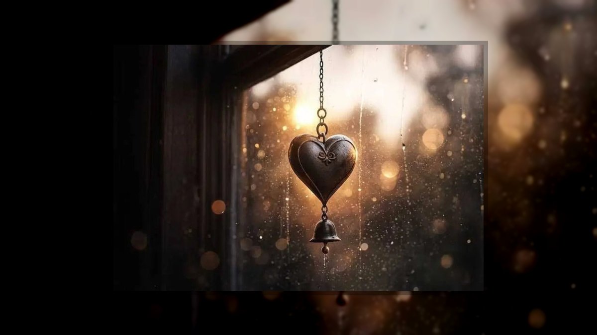 Gábor Edit: Szívcsengő című vers illusztrációja a Múzsák Könyvtárában