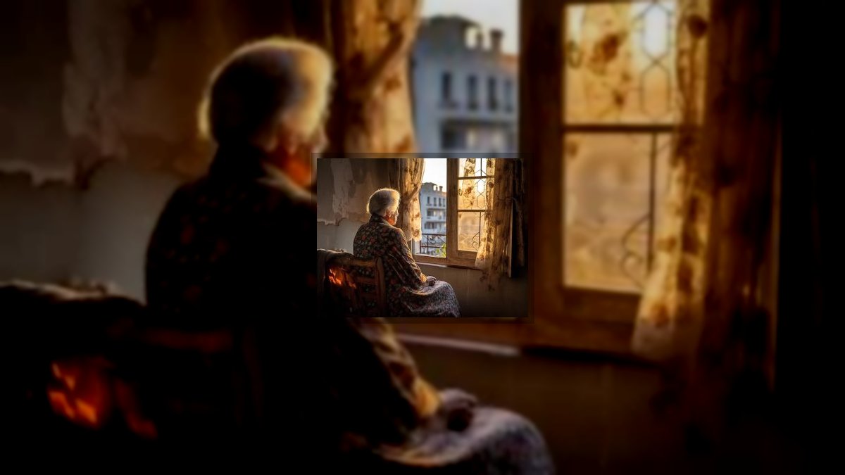 Garami Nelli: Ablak című novella illusztrációja a Múzsák Könyvtárában.