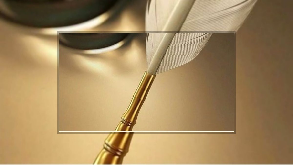 Fekete Ida Virág: Varázstoll ajándékba című novella illusztrációja a Múzsák Könyvtárában.