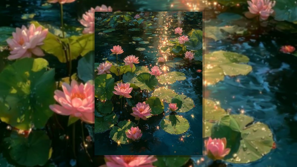 Aurora Amelia Joplin: Összhang című vers illusztrációja a Múzsák Könyvtárában