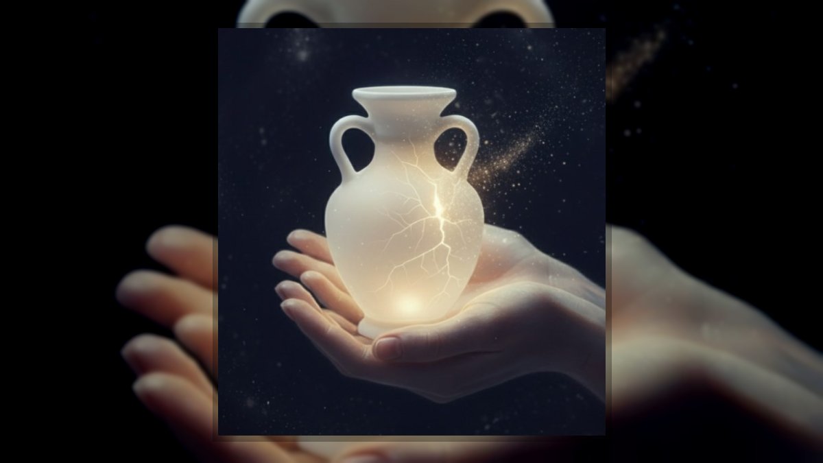 Molnár Csaba Bertalan: Törékeny idő című vers illusztrációja a Múzsák Könyvtárában