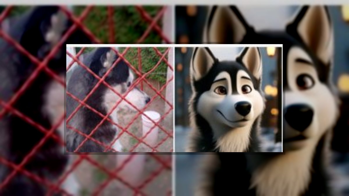 Norbert Farkas: Vénusz farkasa című vers illusztrációja a Múzsák Könyvtárában