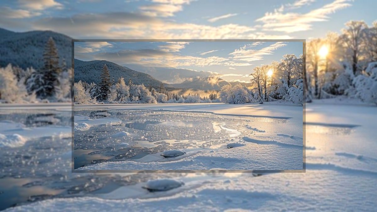 Márkus Katalin/Kata/: Tél című vers illusztrációja a Múzsák Könyvtárában