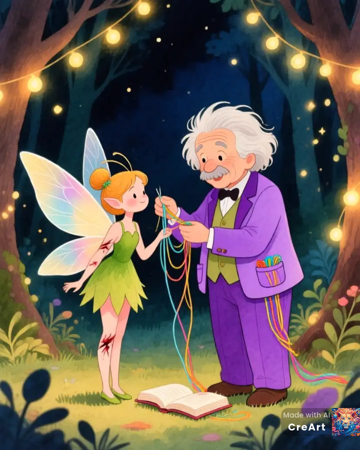 Varga-Ipacs Eszter: Trillala Trill szárnya című vers illusztrációja a Múzsák Könyvtárában