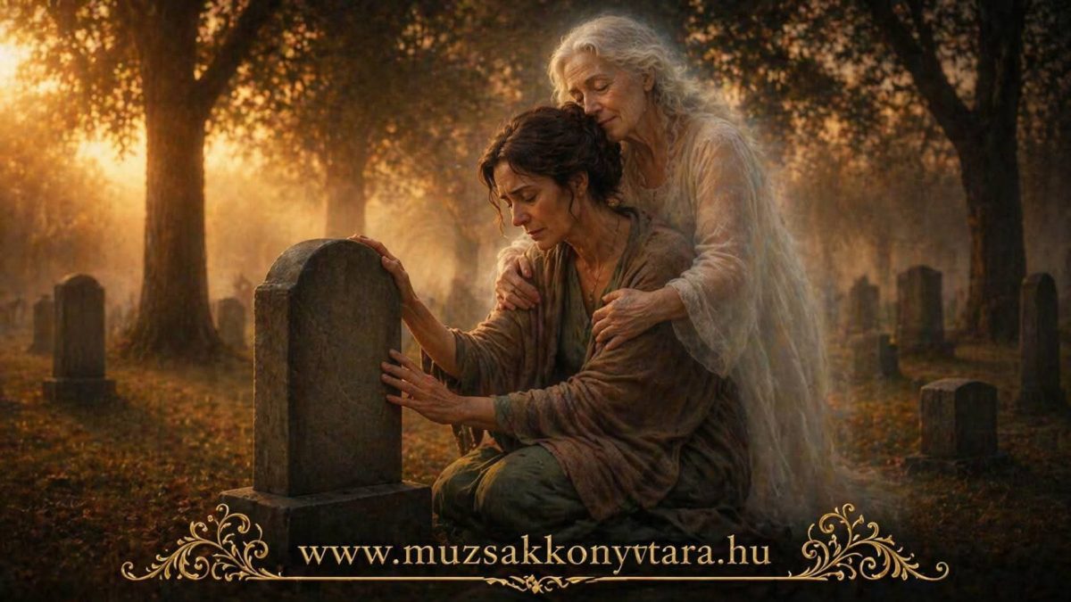 Petres Katalin: Anyátlan anyák című vers illusztrációja a Múzsák Könyvtárában
