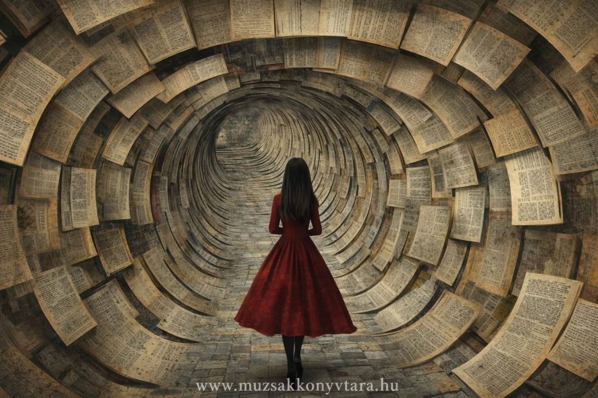 Baginé T. Szilvia: Írás nélkül című vers illusztrációja a Múzsák Könyvtárában