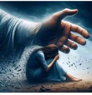 Buglyó Juliánna: Egyedül című vers illusztrációja a Múzsák Könyvtárában