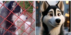 Norbert Farkas: Vénusz farkasa című vers illusztrációja a Múzsák Könyvtárában