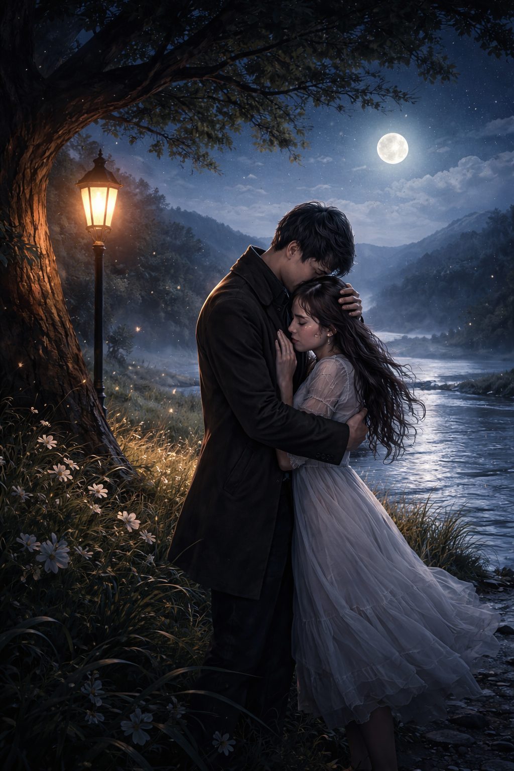 Tőkés Liliána: Hol a szél mesél... című vers illusztrációja a Múzsák Könyvtárában