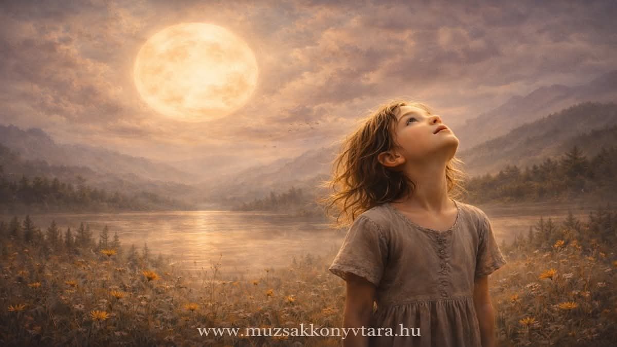 K. Barbara: Kívánság című vers illusztrációja a Múzsák Könyvtárában