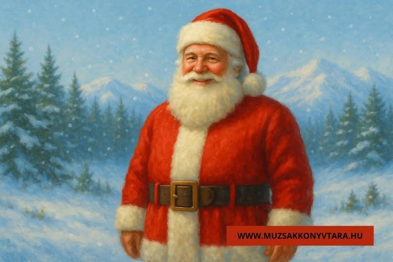 Garami Nelli: Mi történt a Mikulással? című mese illusztrációja a Múzsák Könyvtárában