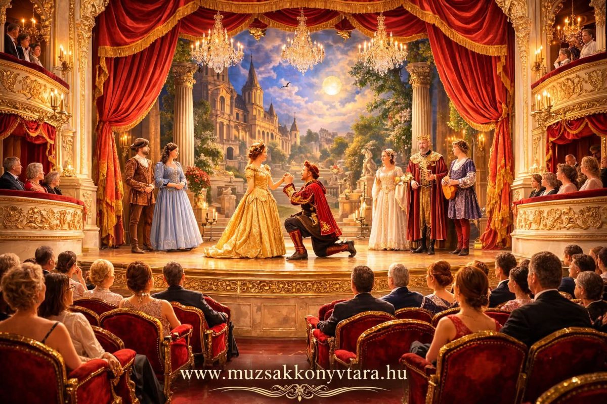 Vasasné Koszla Beáta: Az élet színpadán című vers illusztrációja a Múzsák Könyvtárában