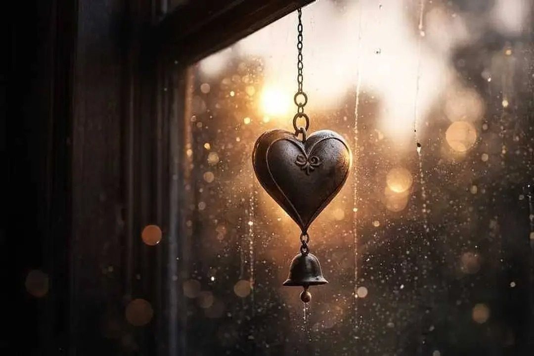 Gábor Edit: Szívcsengő című vers illusztrációja a Múzsák Könyvtárában