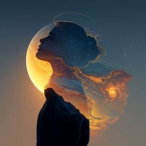 Aurora Amelia Joplin: Csendben lettem erős című novella illusztrációja a Múzsák Könyvtárában.