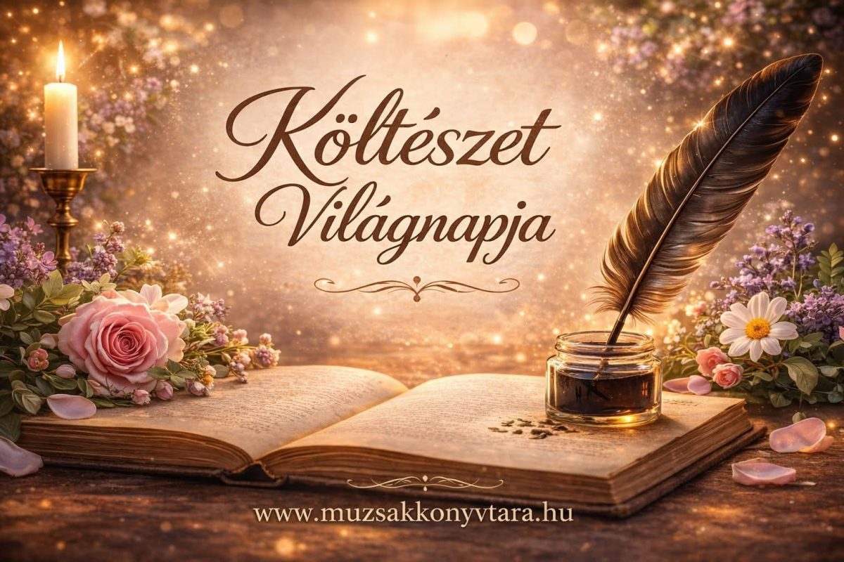 Kollár Kornélia: Ünnep e nap című vers illusztrációja a Múzsák Könyvtárában