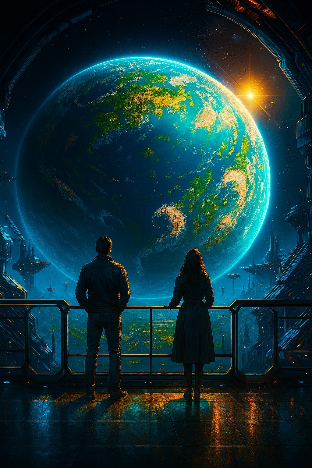 A.K. András.: Úttörők című novella illusztrációja a Múzsák Könyvtárában.