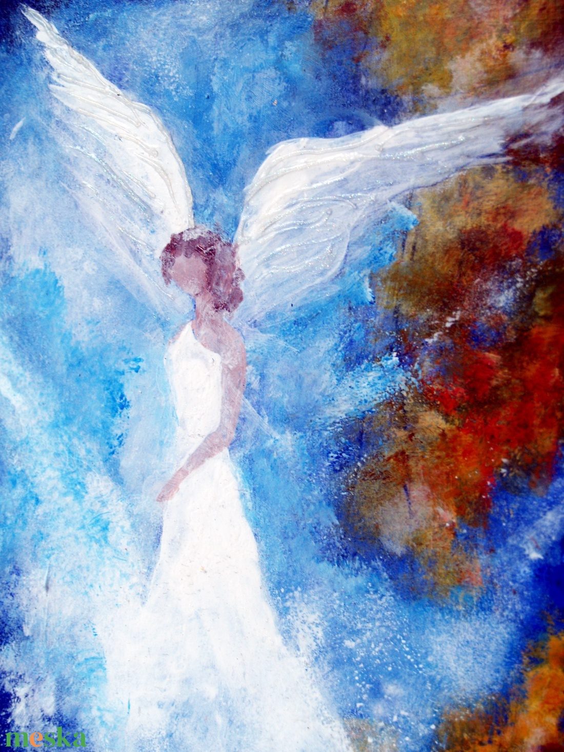 Híres B Ede: Késő esti ima című vers illusztrációja a Múzsák Könyvtárában